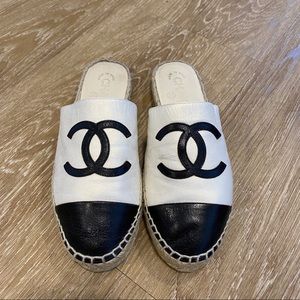 Chanel Espadrille Mules- US 6(36)